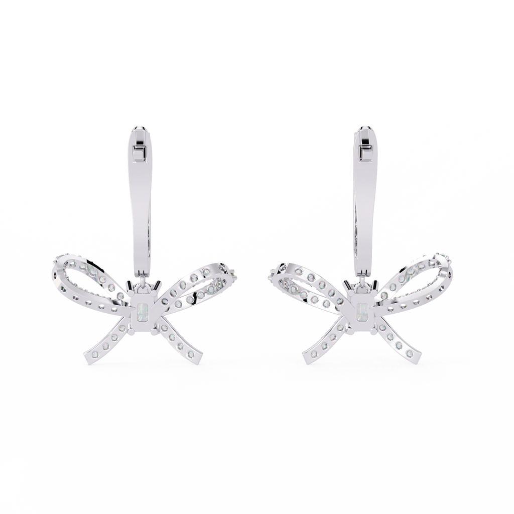 Dragonfly Diamond Drop Earrings