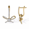 Dragonfly Diamond Drop Earrings