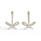Dragonfly Diamond Drop Earrings