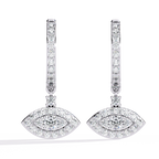 Hoop Drop Diamond Earrings