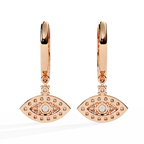 Hoop Drop Diamond Earrings
