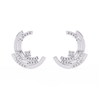 Double Hoop Diamond Earrings