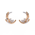 Double Hoop Diamond Earrings