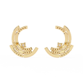 Double Hoop Diamond Earrings