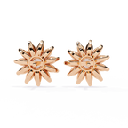 Starburst Diamond Stud Earrings