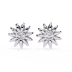 Starburst Diamond Stud Earrings