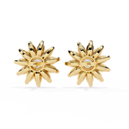 Starburst Diamond Stud Earrings
