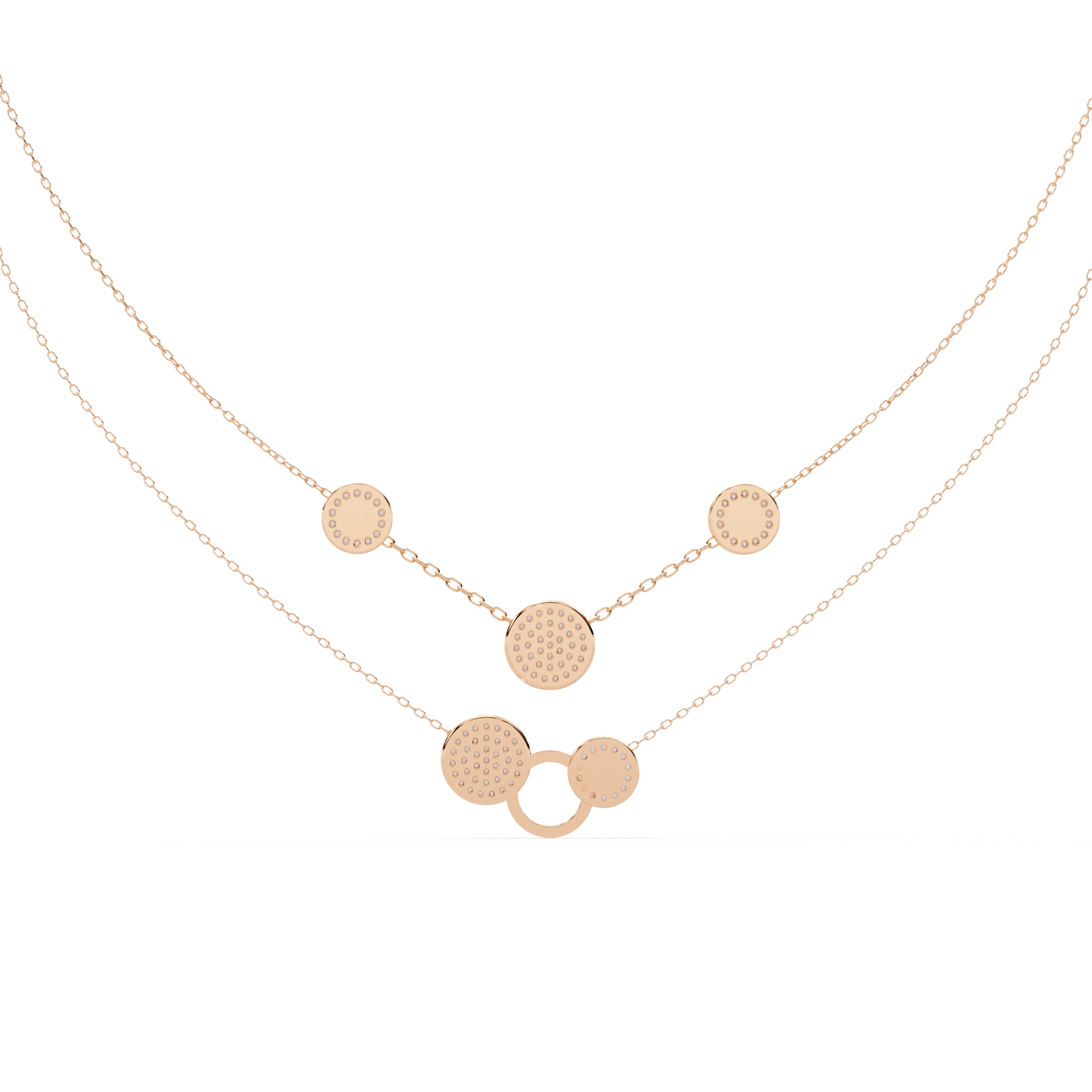 Layered Circle Necklace