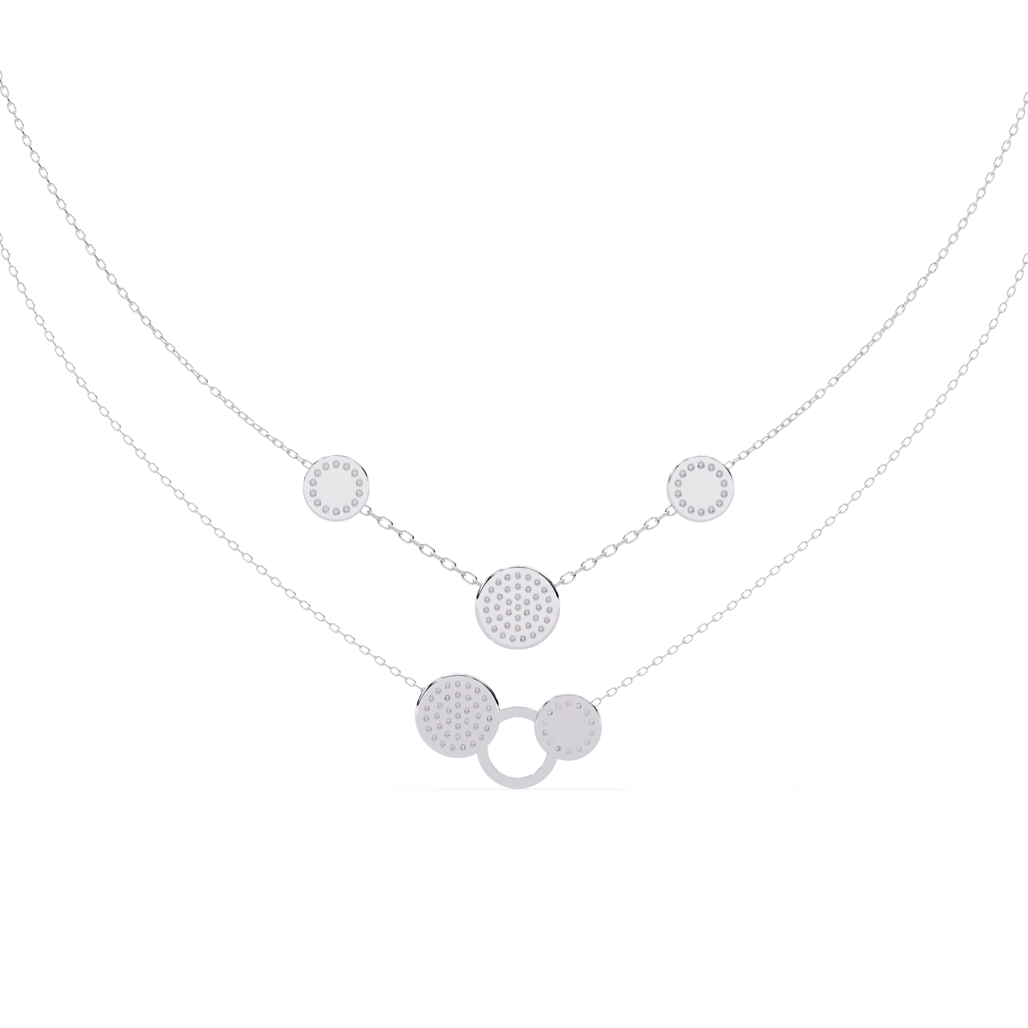 Layered Circle Necklace