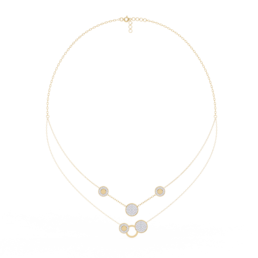 Layered Circle Necklace