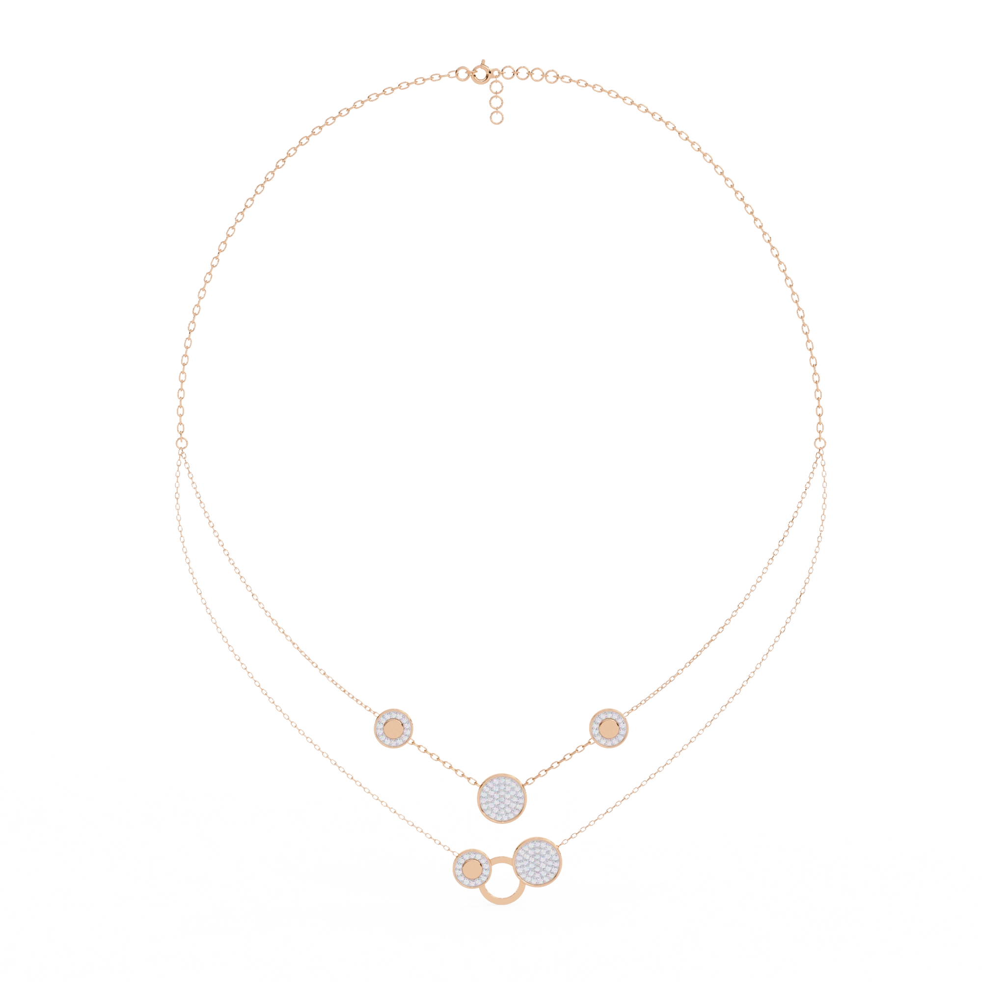 Layered Circle Necklace