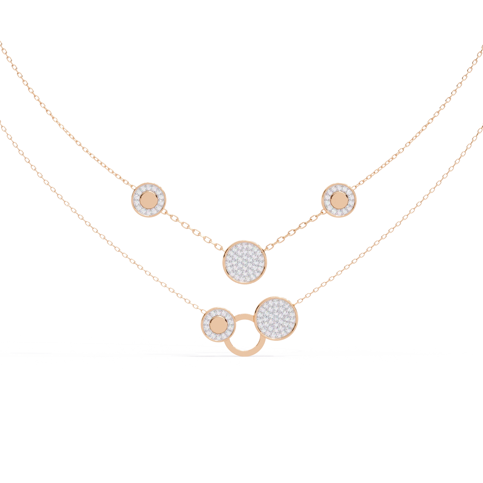 Layered Circle Necklace
