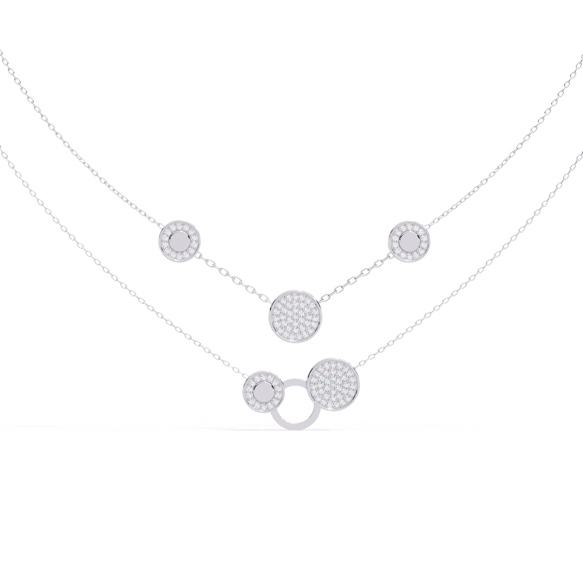 Layered Circle Necklace