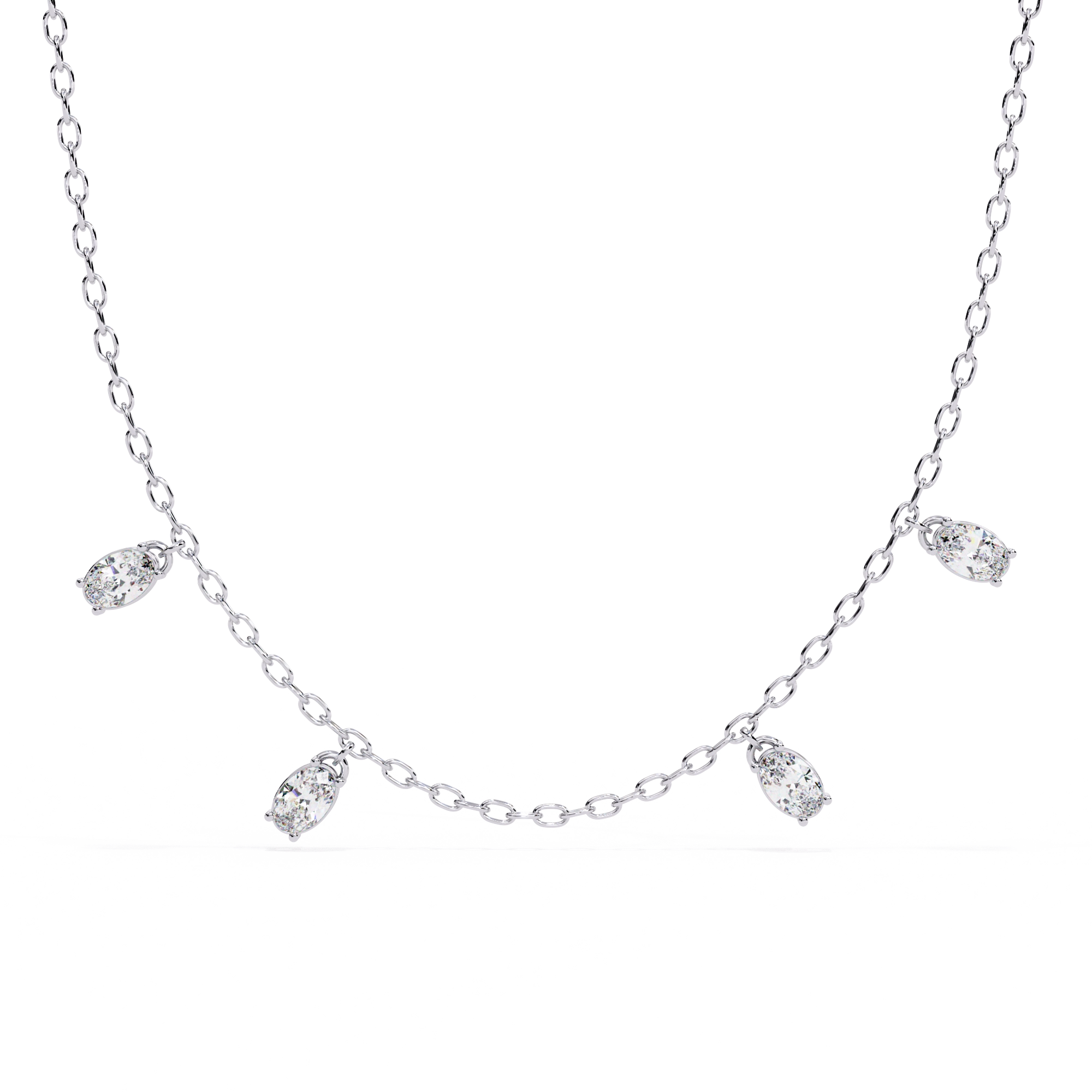 Dangle Diamond Necklace