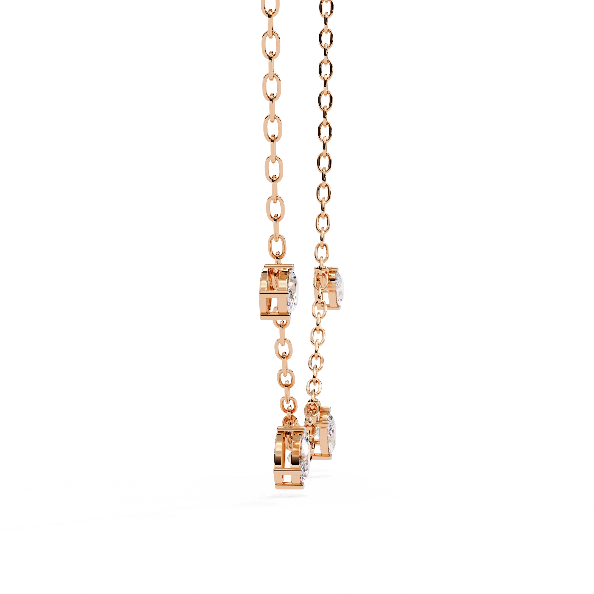 Dangle Diamond Necklace