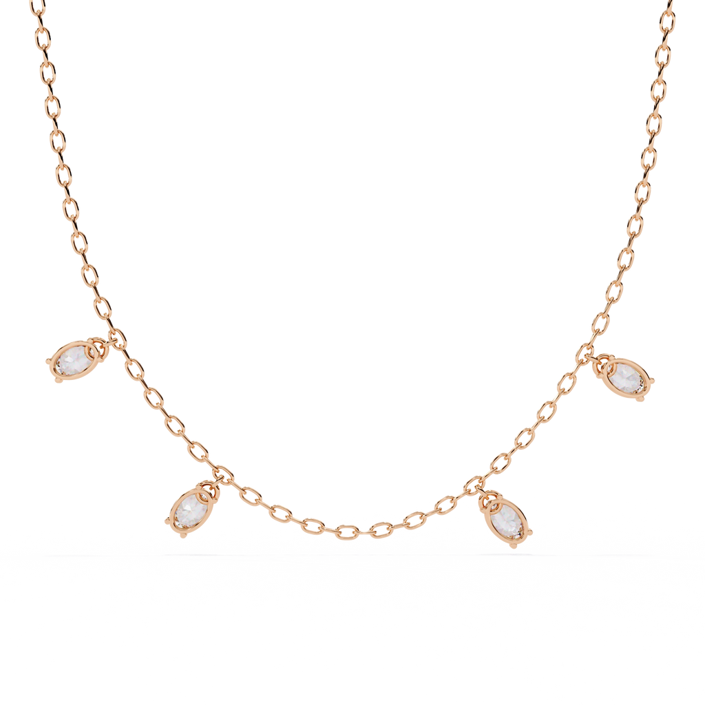 Dangle Diamond Necklace