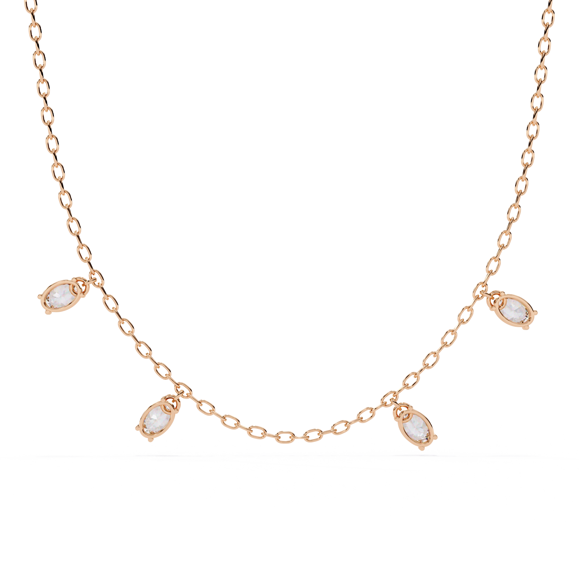 Dangle Diamond Necklace