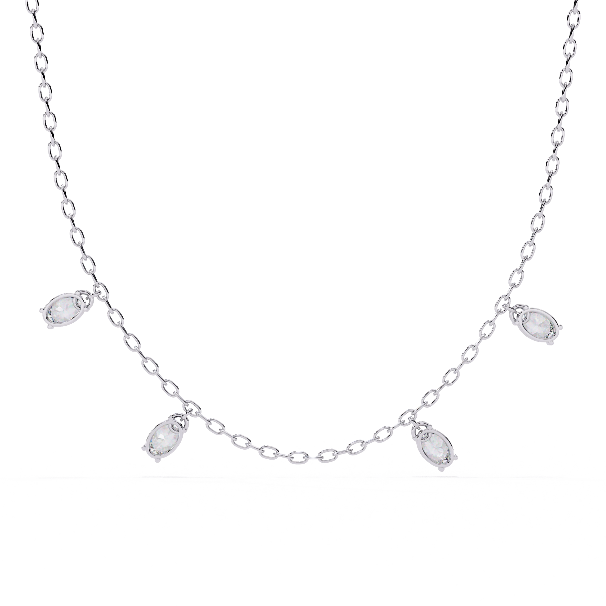 Dangle Diamond Necklace