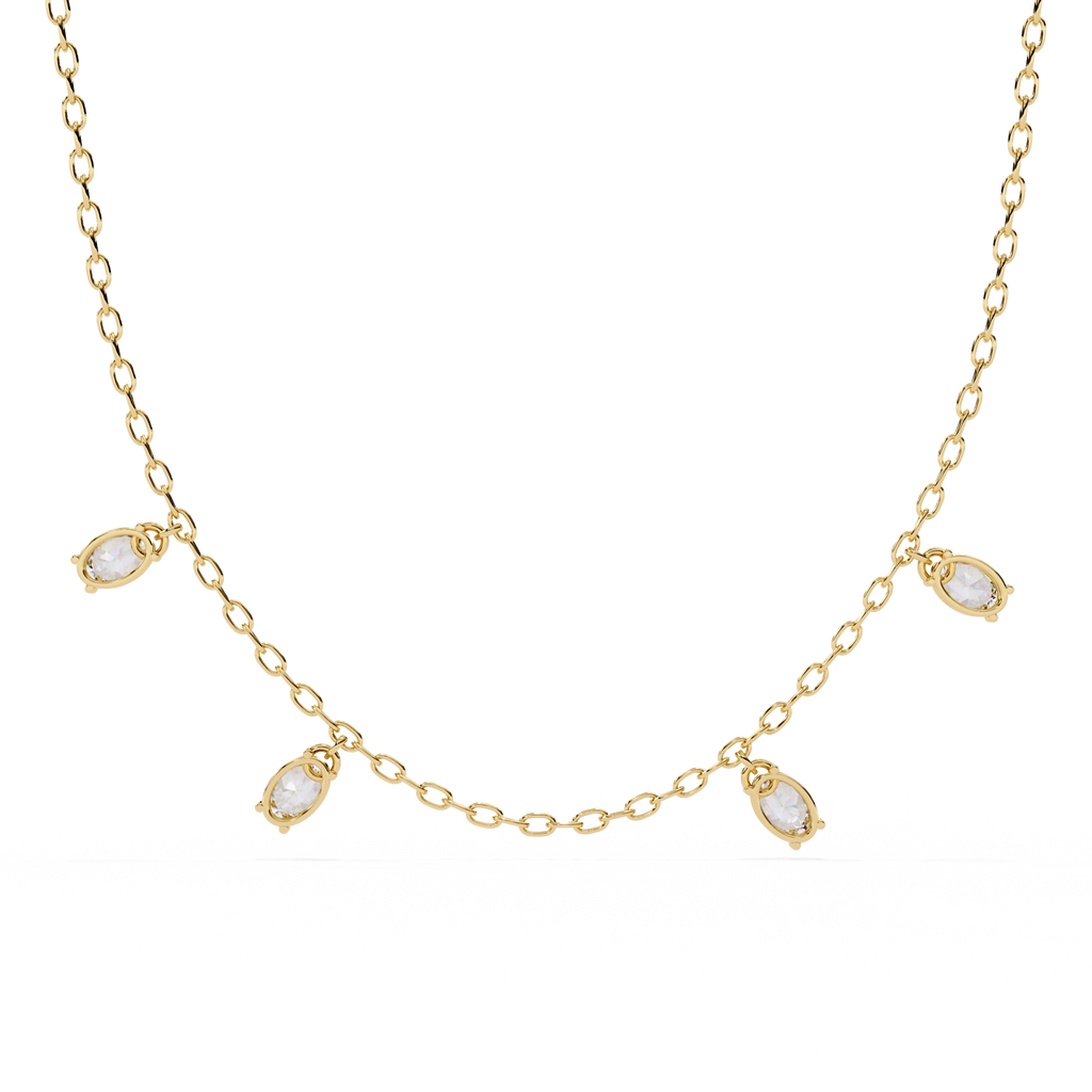 Dangle Diamond Necklace