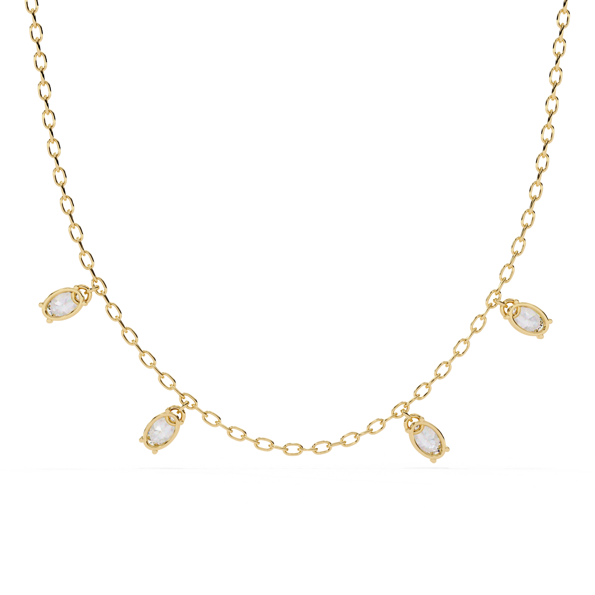 Dangle Diamond Necklace