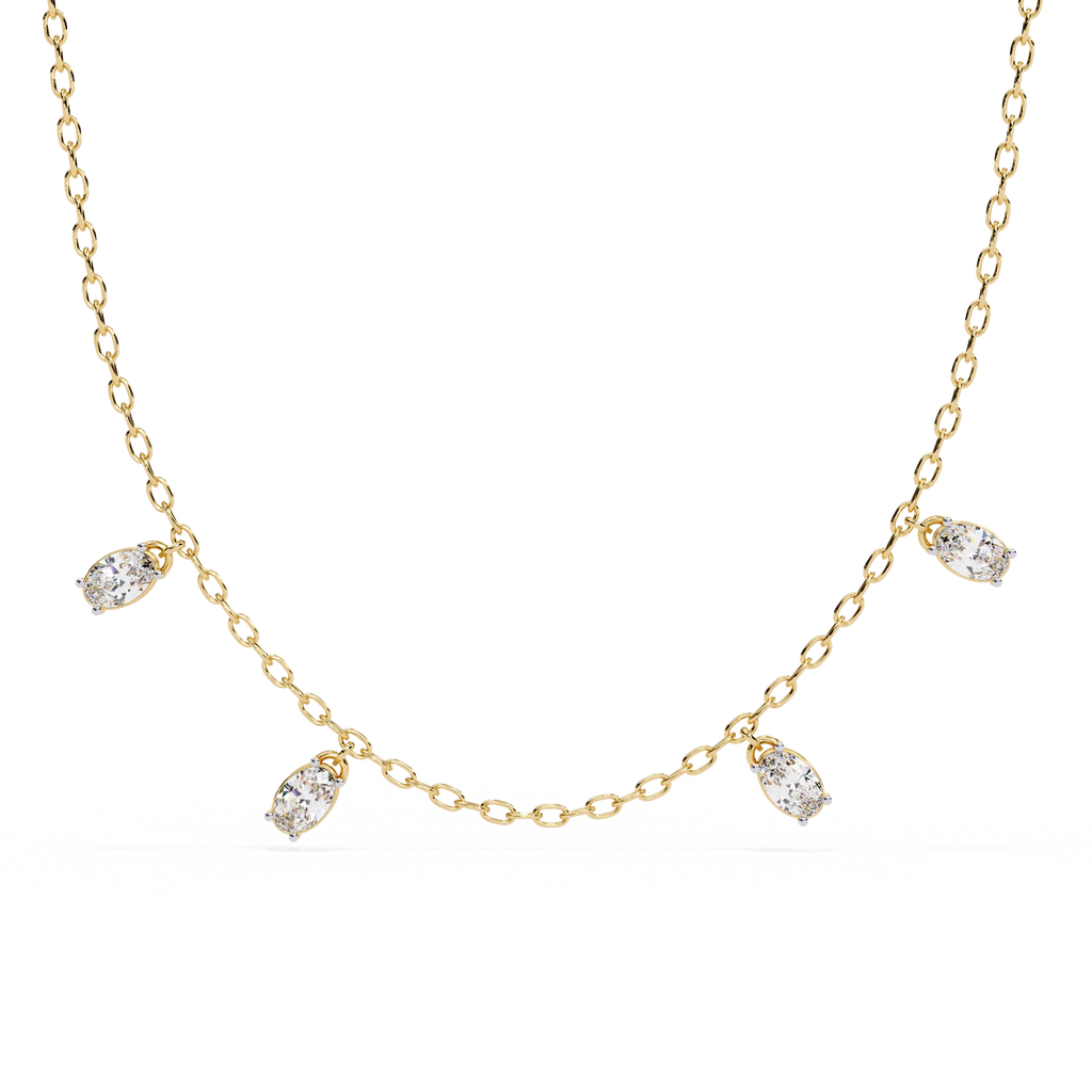 Dangle Diamond Necklace