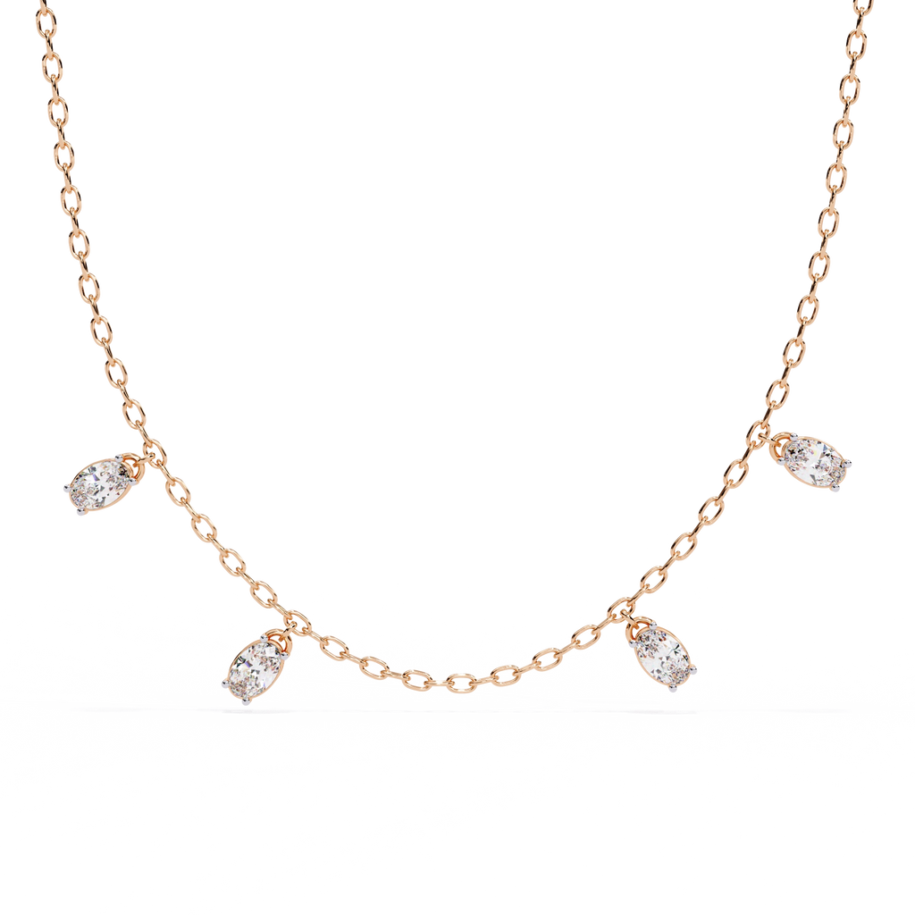 Dangle Diamond Necklace