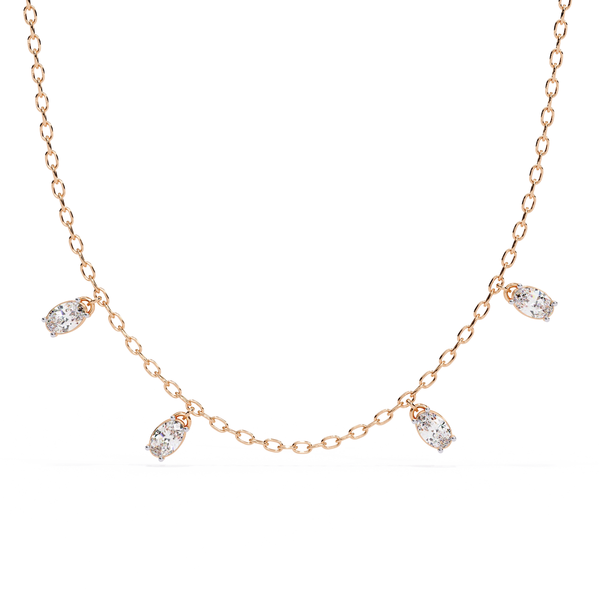 Dangle Diamond Necklace