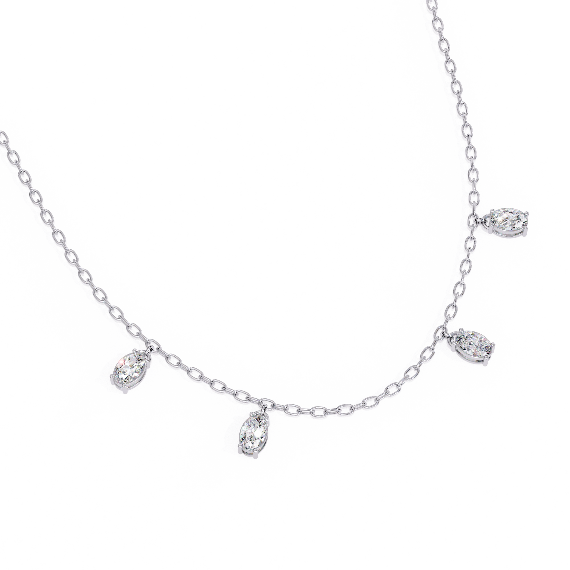 Dangle Diamond Necklace