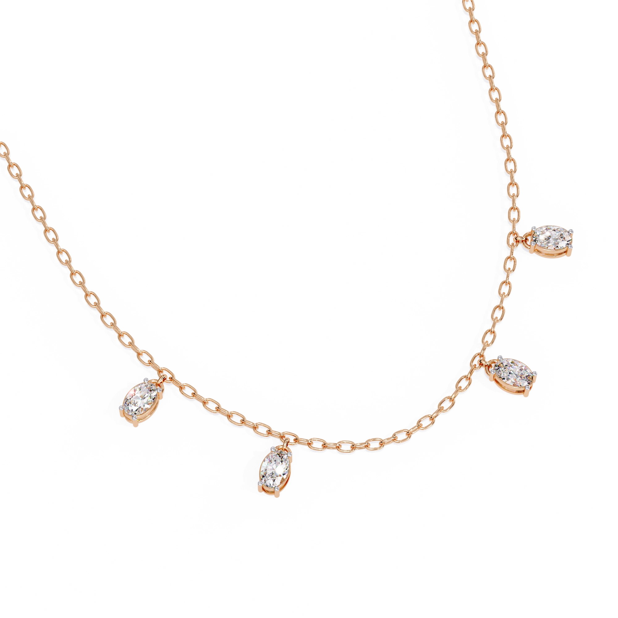 Dangle Diamond Necklace