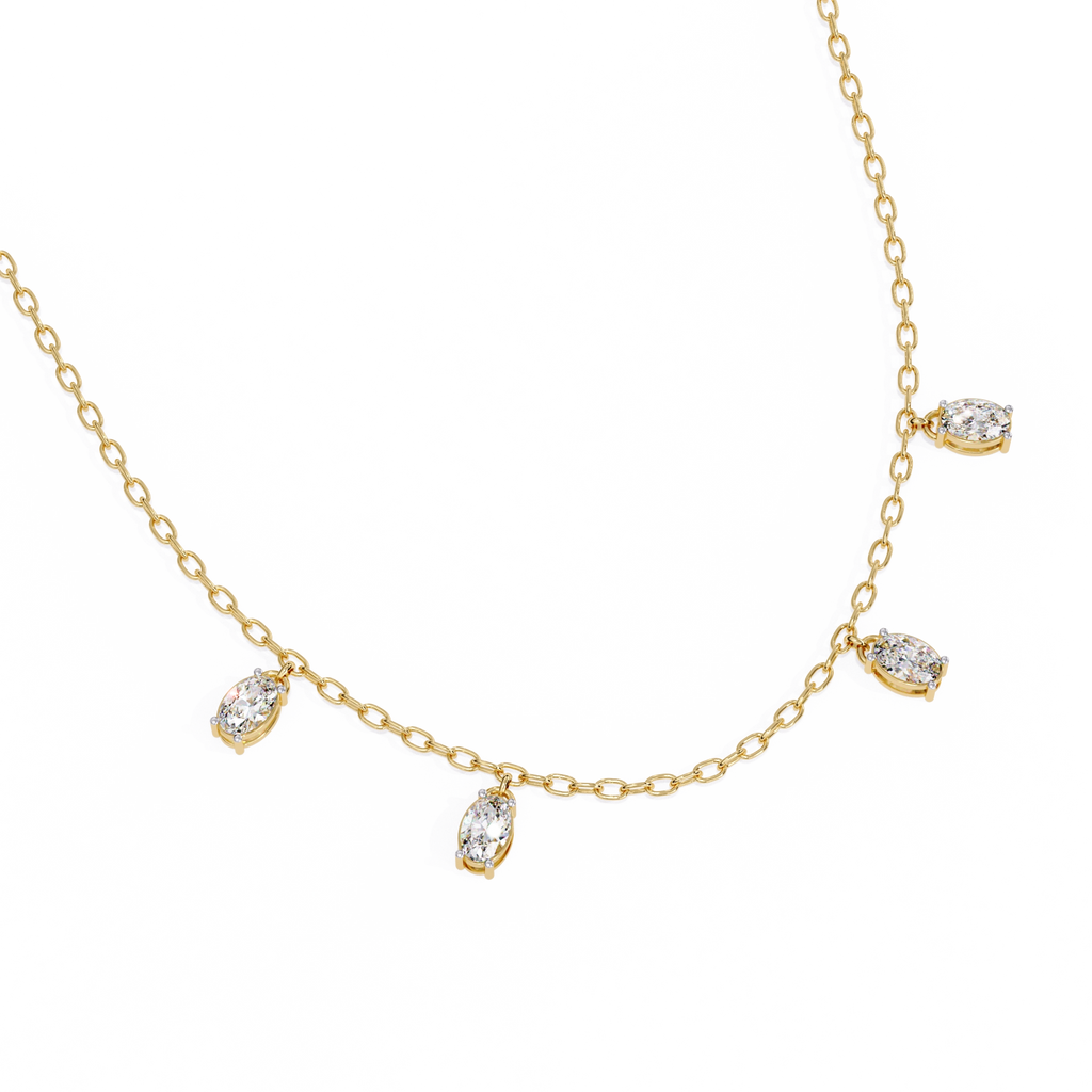 Dangle Diamond Necklace