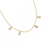 Dangle Diamond Necklace