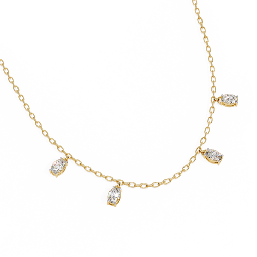 Dangle Diamond Necklace