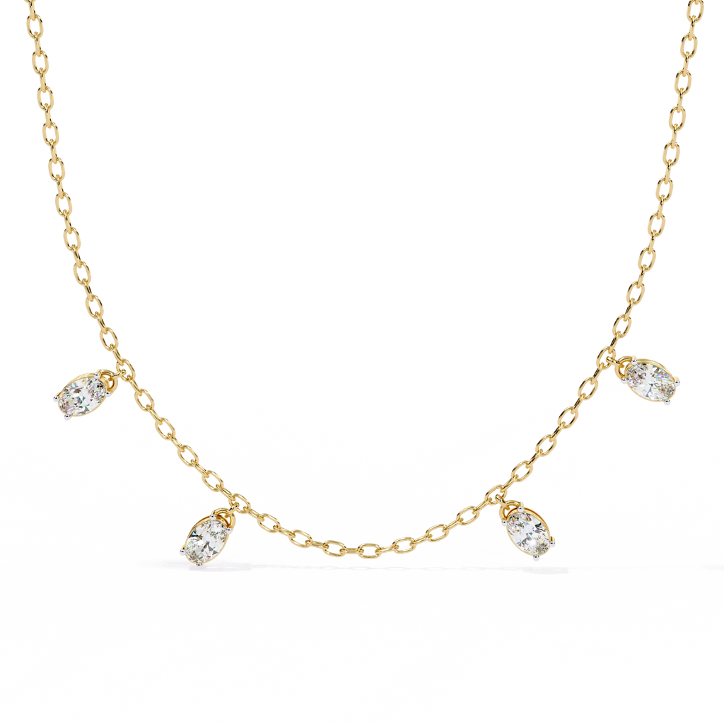 Dangle Diamond Necklace