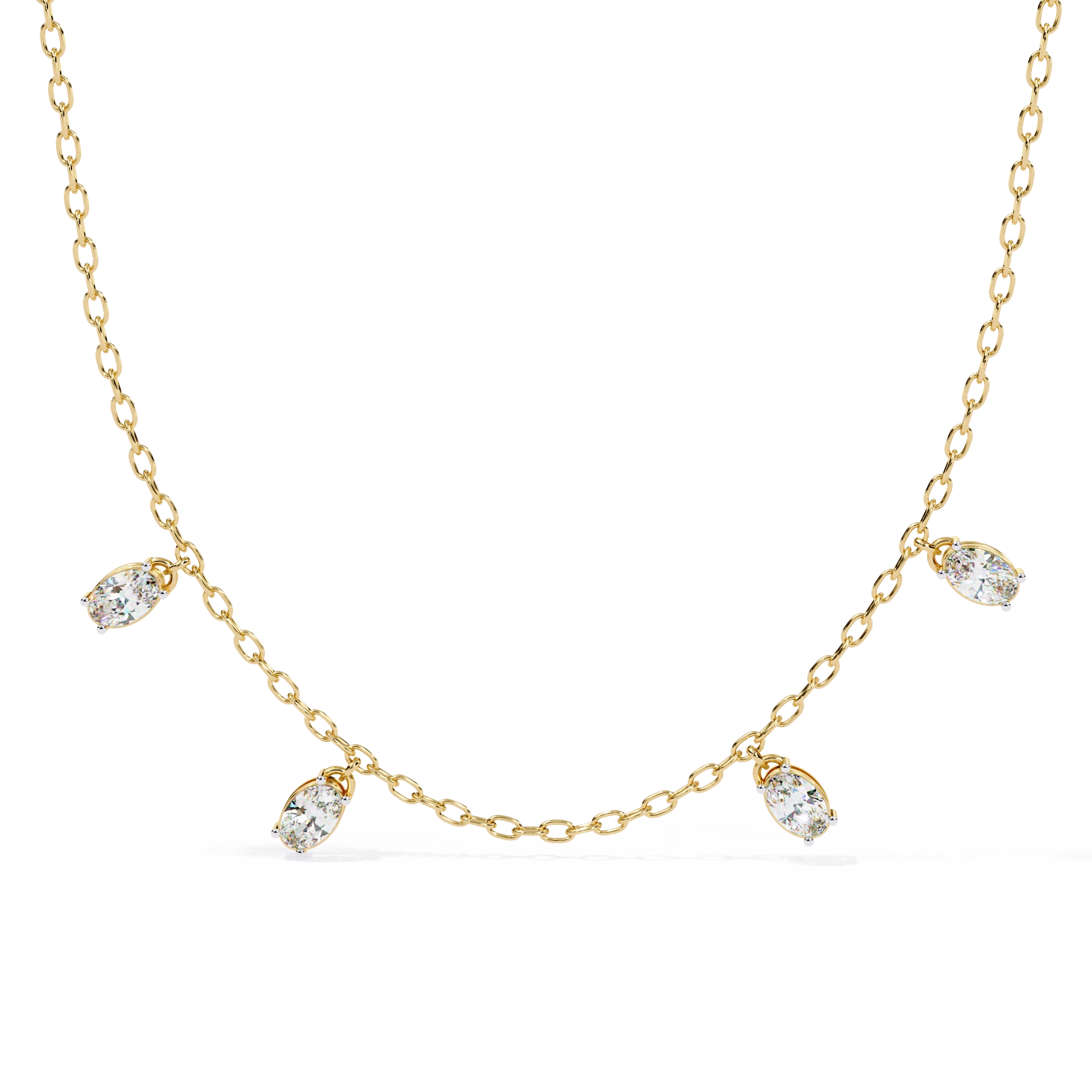 Dangle Diamond Necklace