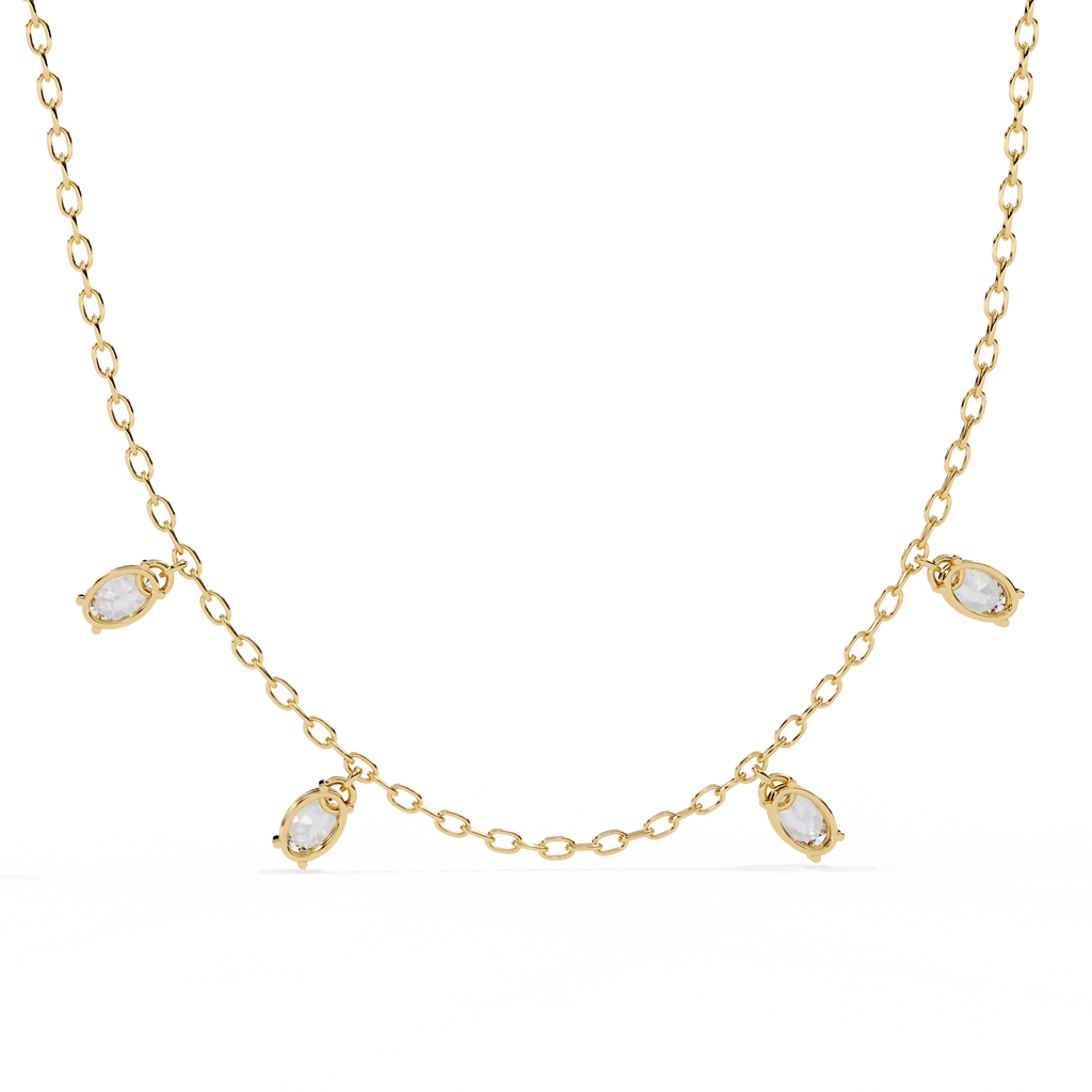 Dangle Diamond Necklace