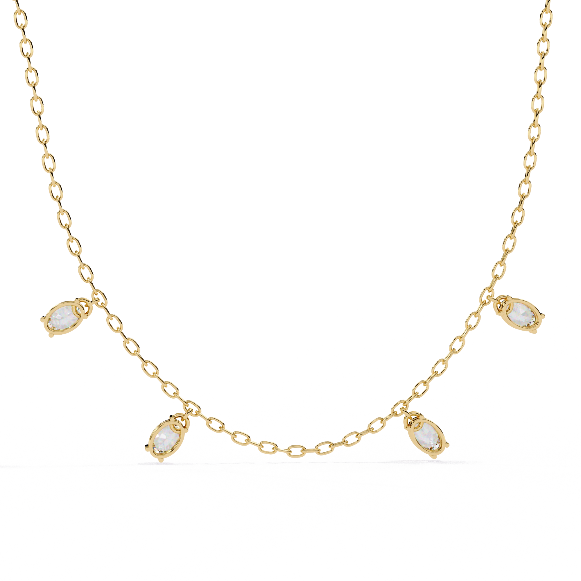 Dangle Diamond Necklace