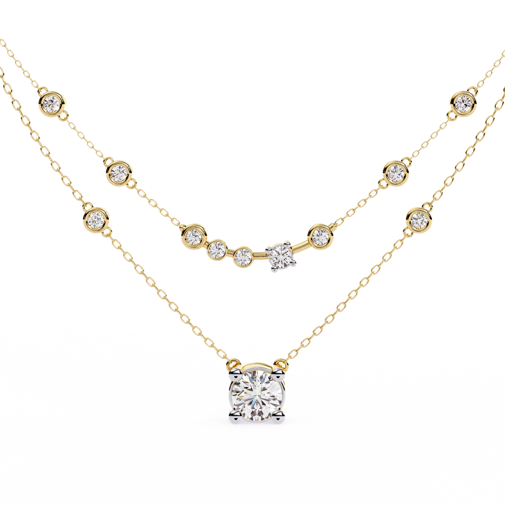 Layered Diamond Necklace