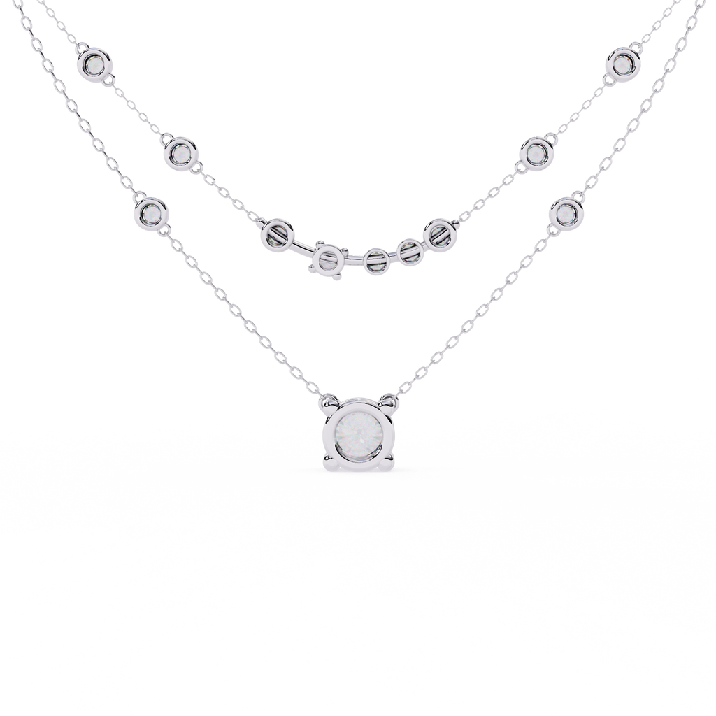 Layered Diamond Necklace
