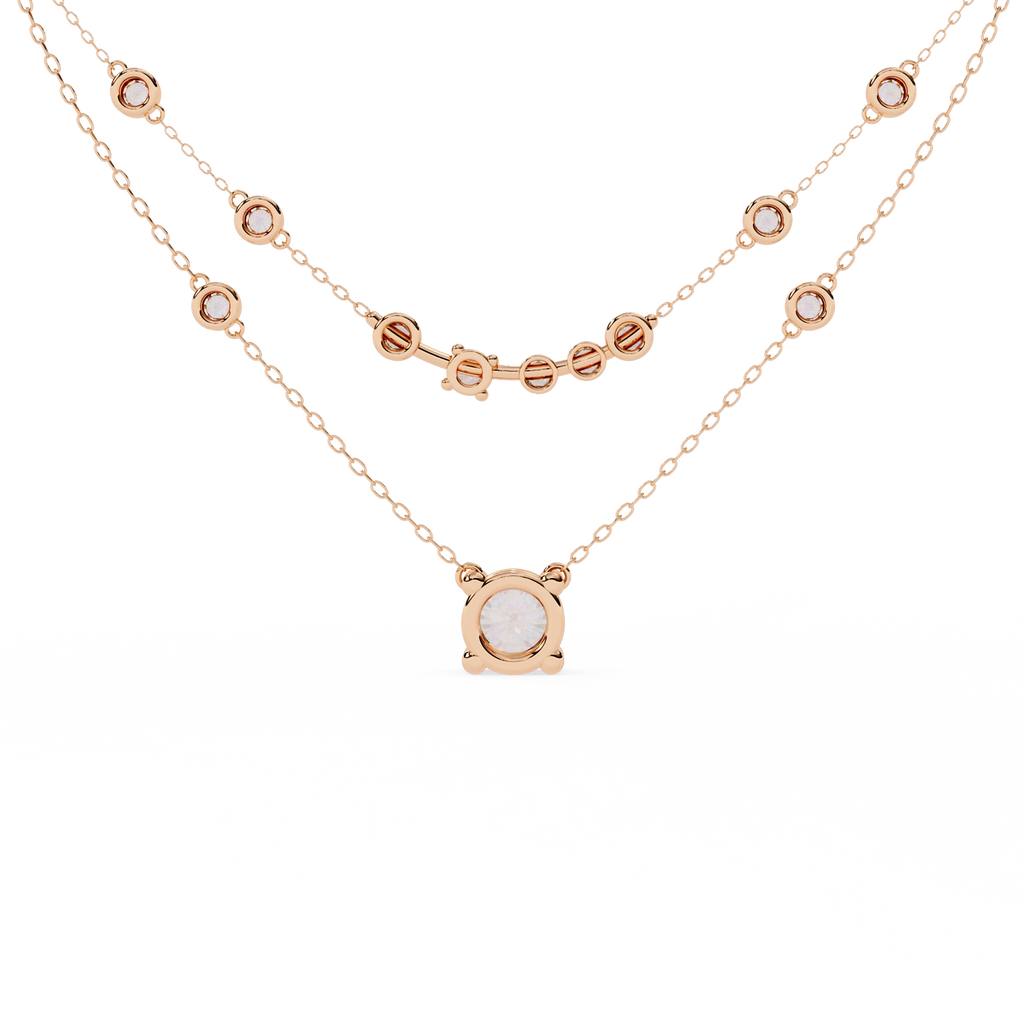 Layered Diamond Necklace
