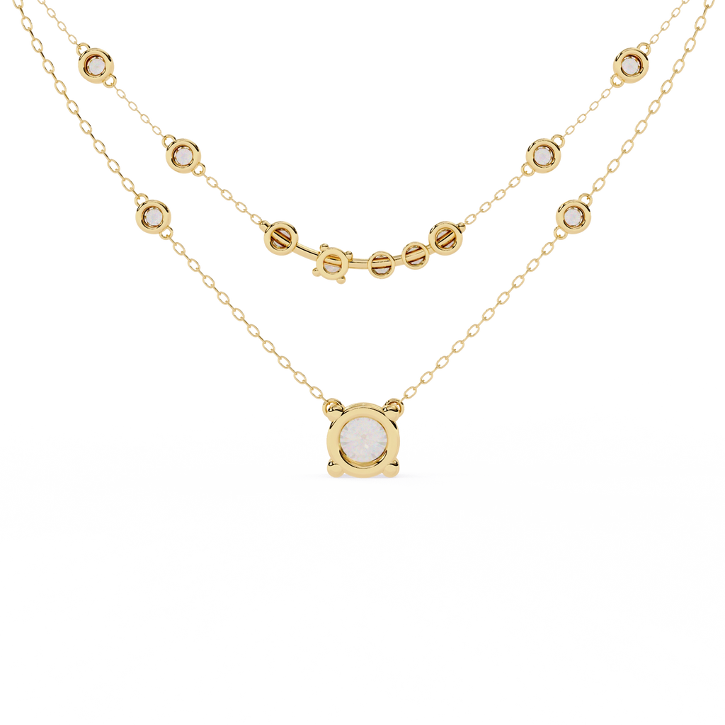 Layered Diamond Necklace