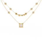 Layered Diamond Necklace