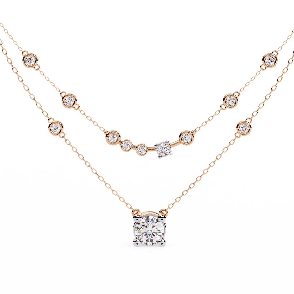 Layered Diamond Necklace