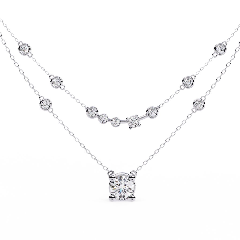 Layered Diamond Necklace