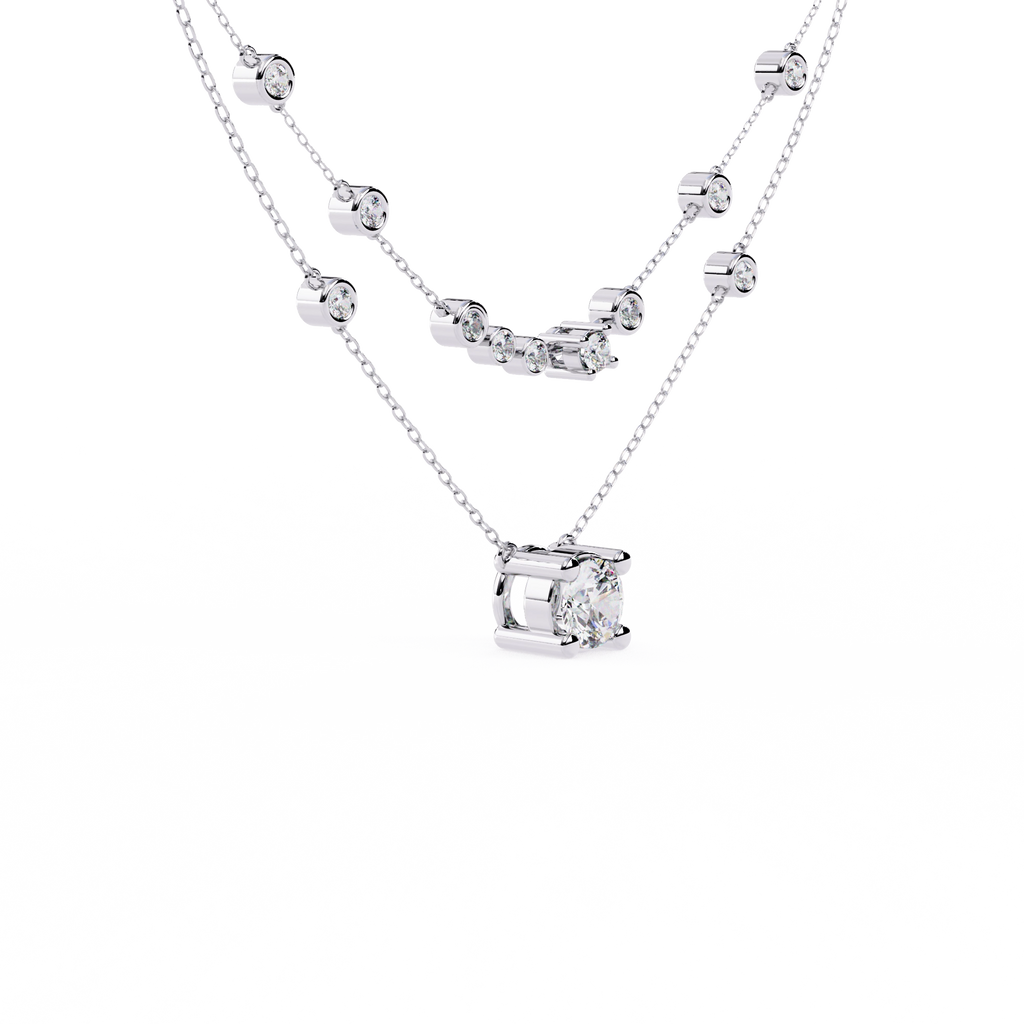 Layered Diamond Necklace