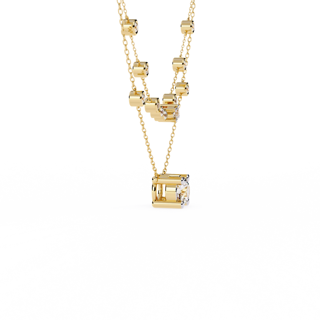 Layered Diamond Necklace