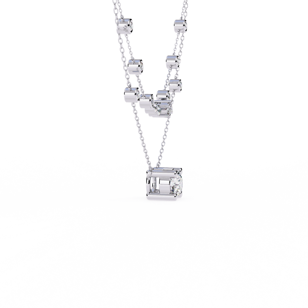 Layered Diamond Necklace