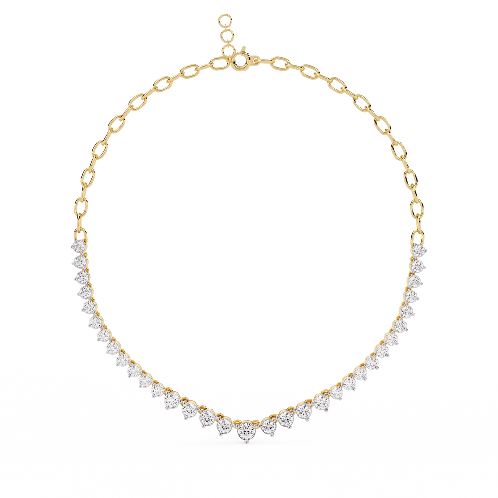 Triangle Diamond Necklace
