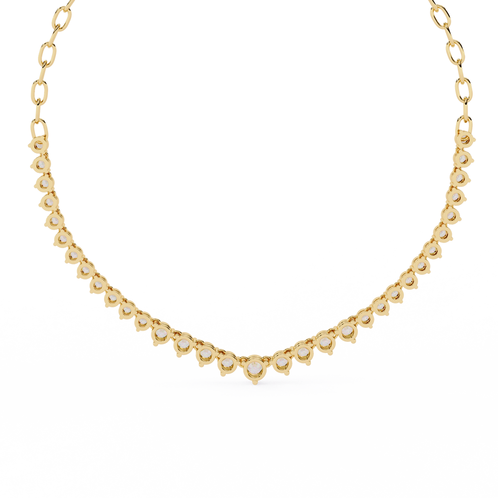 Triangle Diamond Necklace