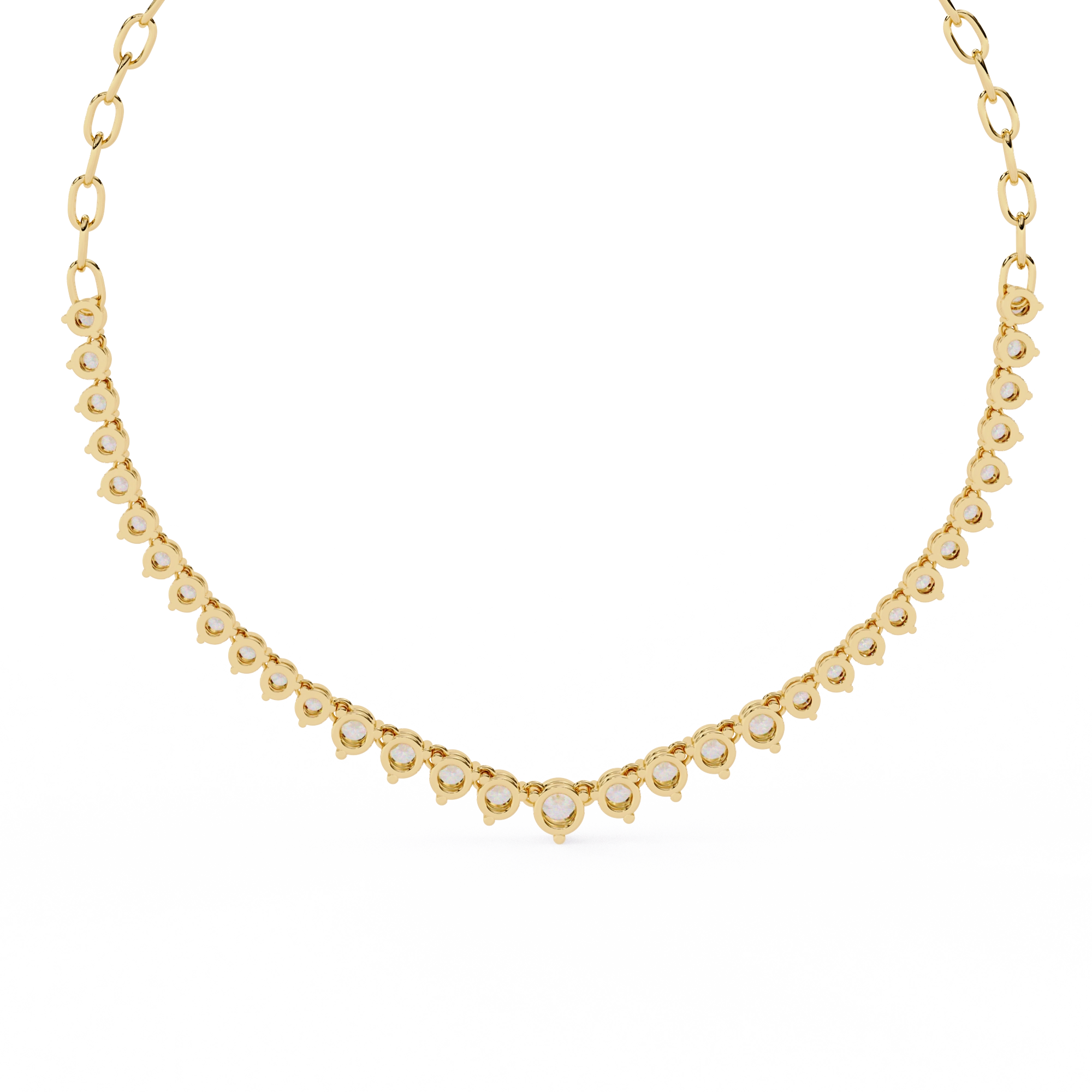 Triangle Diamond Necklace