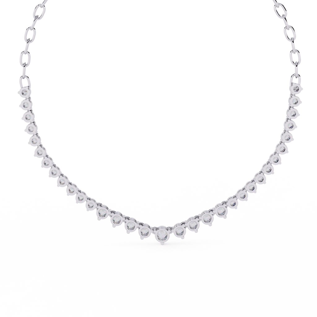 Triangle Diamond Necklace
